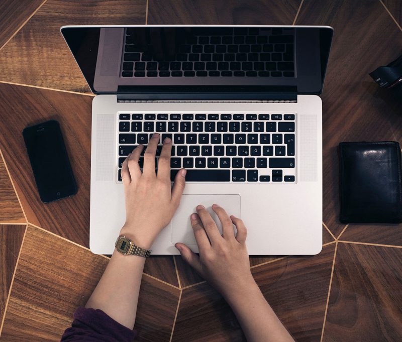 Partnerships Woman using laptop