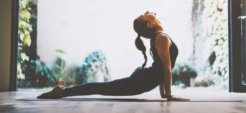 Benefits and perks Woman doing Yoga