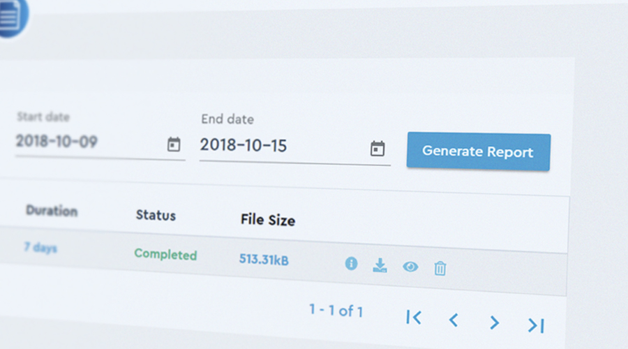 Automated Report Report generation on NTX platform