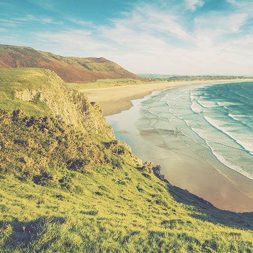 Welsh domain policies Welsh beach